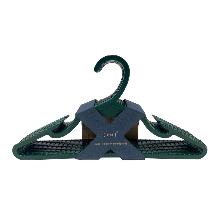 12 pieces 10pk Velvet Suit Hanger Teal/silver - Hangers