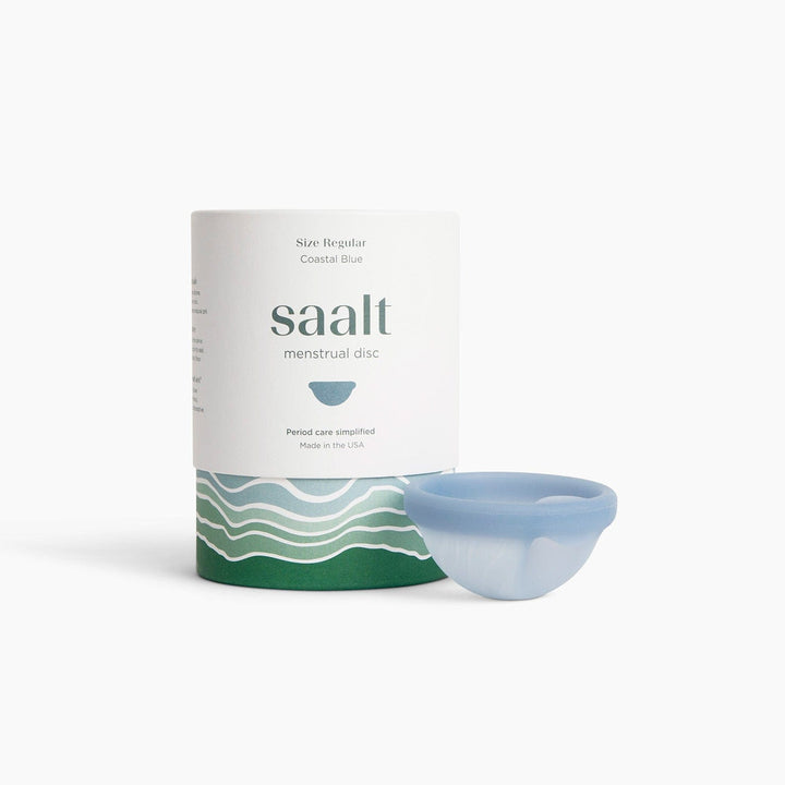 Saalt Regular/Coastal Blue Reusable Menstrual Disc