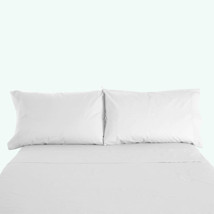 Sleep & Beyond Standard/Queen / White Organic Cotton Pillow Case Pair