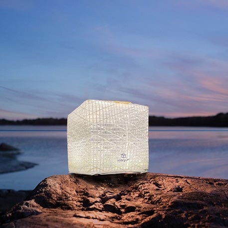 Solight SolarPuff Solar Lantern Origami Collapsible Lamp in Warm White