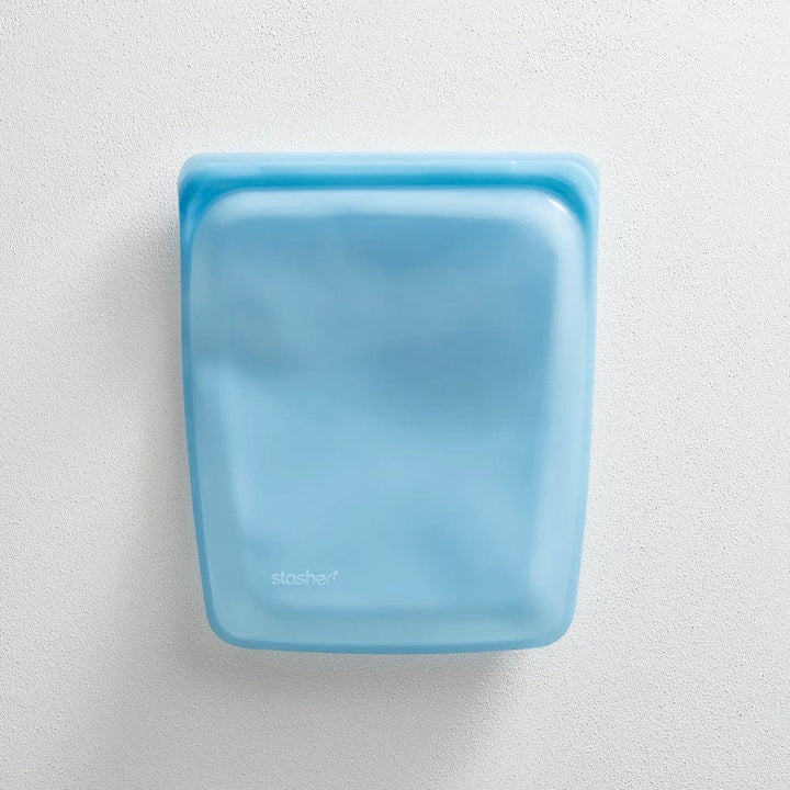 Stasher Blue Reusable Silicone Half Gallon Bag - 3 Colors