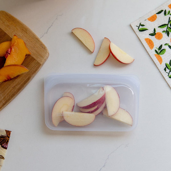 Stasher Clear Reusable Silicone Snack Bag - 8 Colors