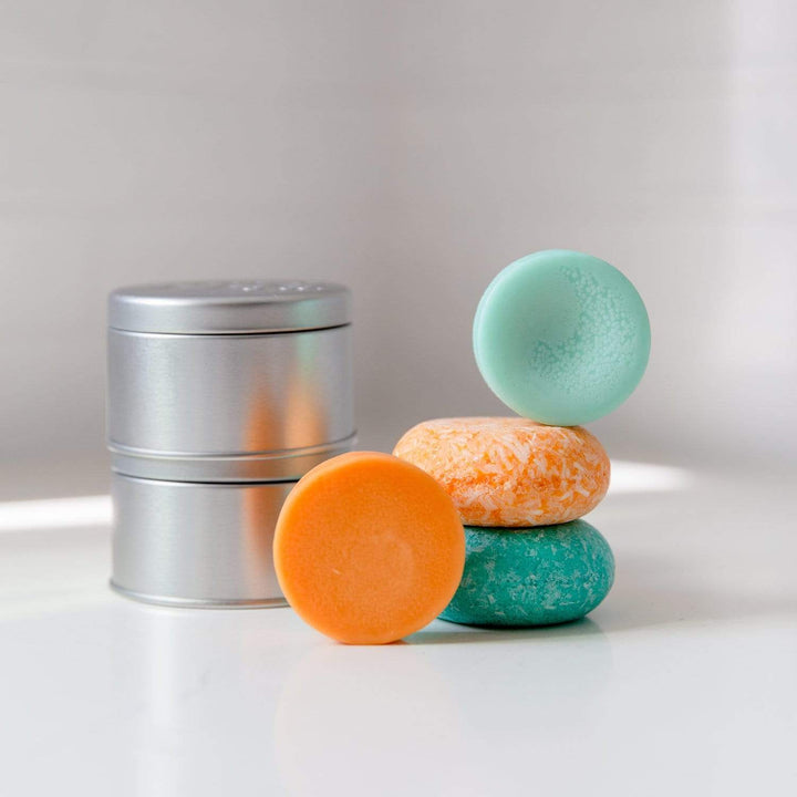 Suds & Co. Travel Tin - Shampoo + Conditioner Storage, Container, Case –