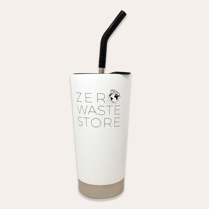 Zero Waste Store White Reusable Insulated Tumbler