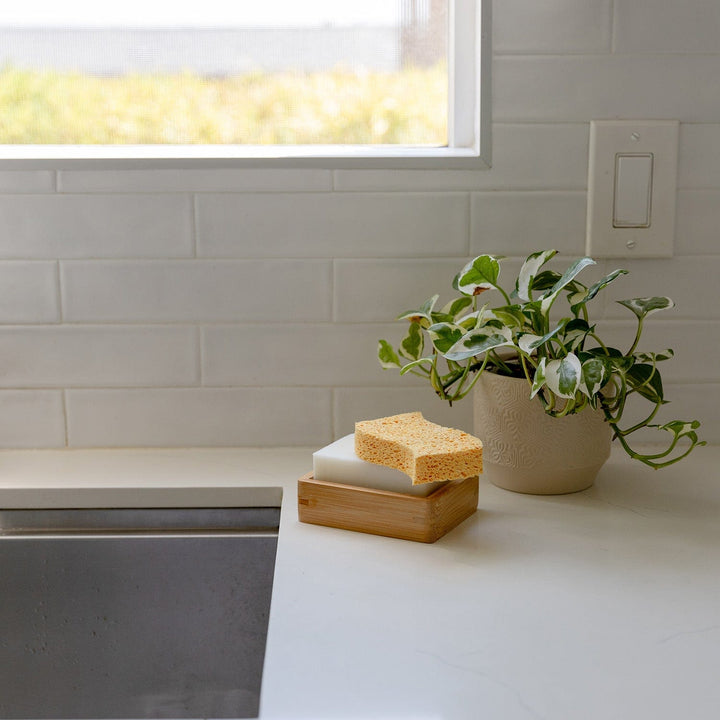 Zero waste sponge, Reusable Kitchen sponge, Dish Scrubber. Zero Waste –  OakPo Paper Co.
