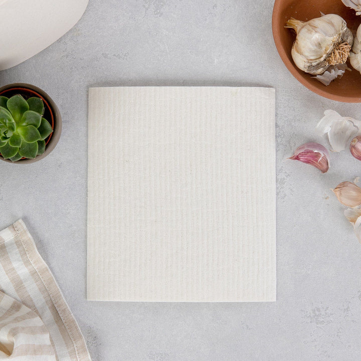 ZWS Essentials Zero Waste Sponge Cloth- Swedish Dish Cloth, Paper Towel Replacement, Kitchen Sponge